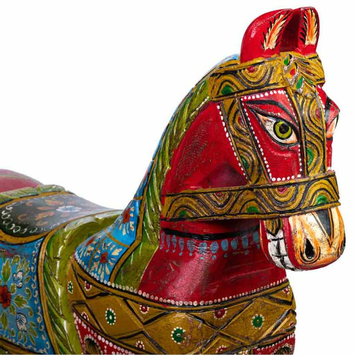 Figura Decorativa Alexandra House Living Caballo 36 x 96 x 86 cm