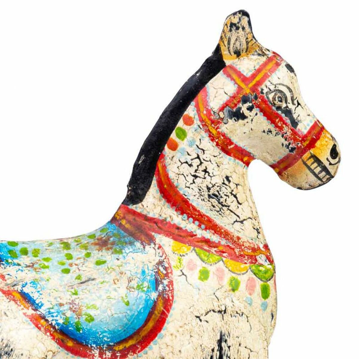 Figura Decorativa Alexandra House Living Caballo 9 x 34 x 31 cm
