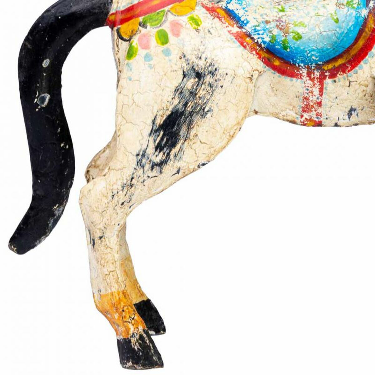 Figura Decorativa Alexandra House Living Caballo 9 x 34 x 31 cm