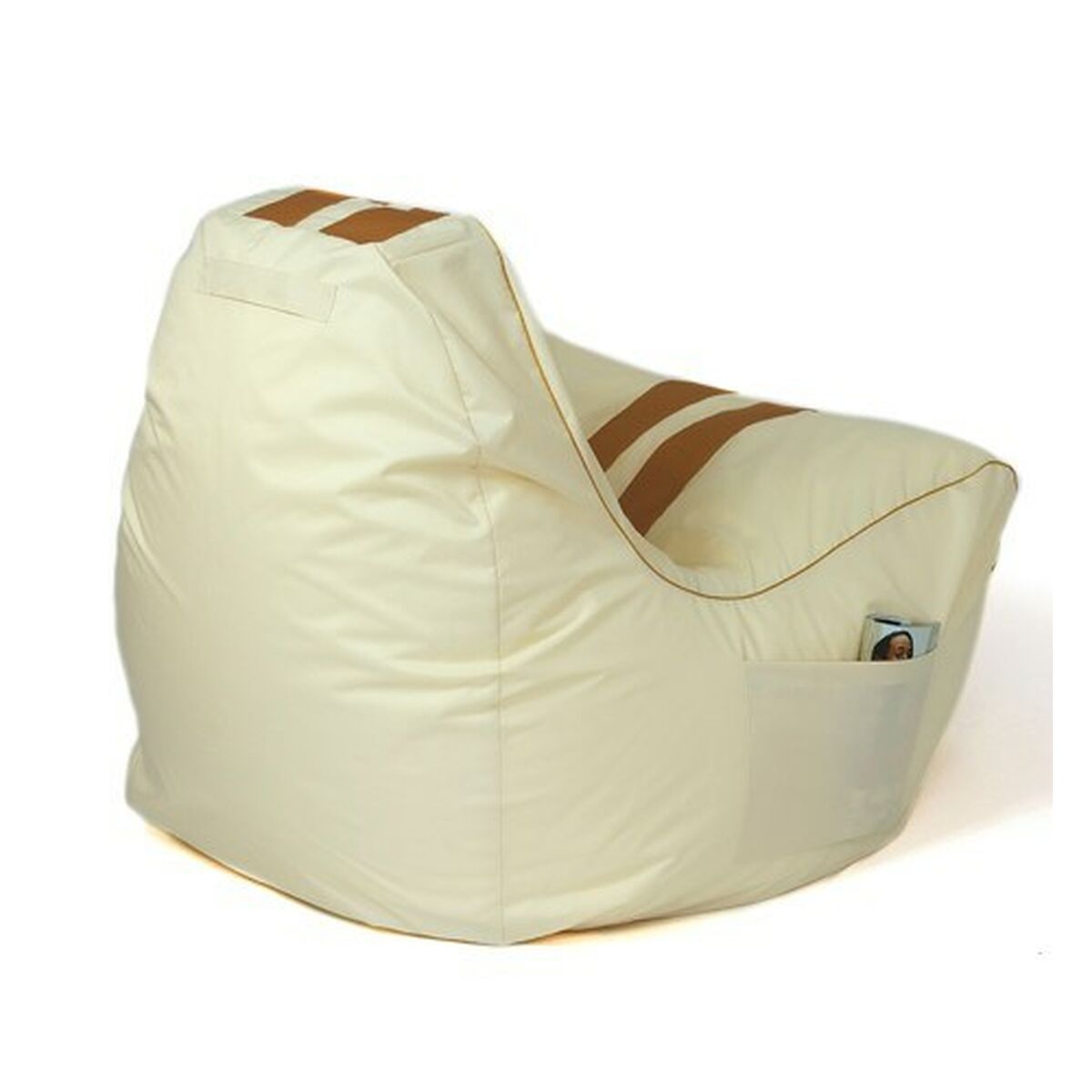 Puff GO GIFT Oro Beige Oxford tejido antidesgarros 140 x 100 x 100 cm 140 x 100 cm