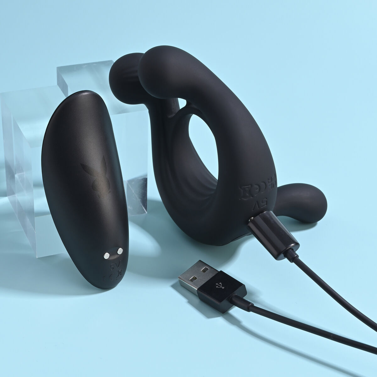 Anillo para el Pene Playboy Playboy Negro