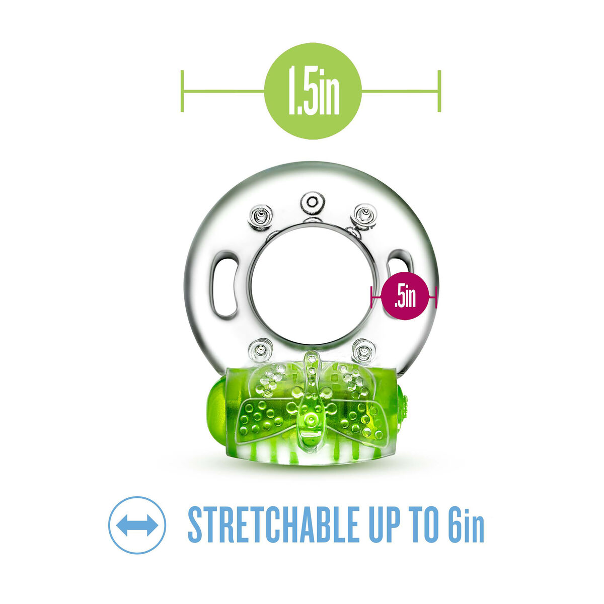 Anillo para el Pene Blush Play with me Verde