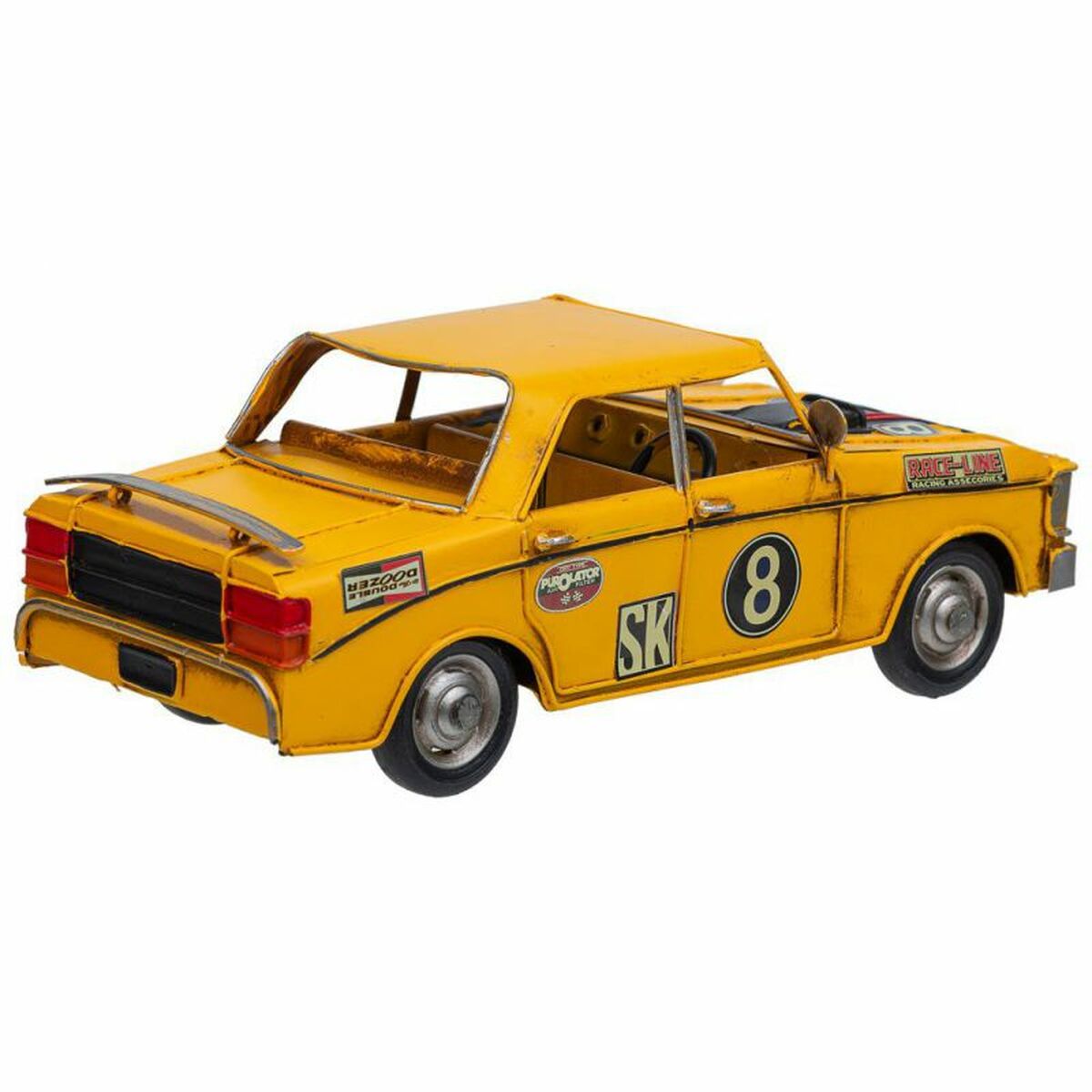 Figura Coleccionable Alexandra House Living Amarillo Hierro ABS Coche 12 x 9 x 27 cm
