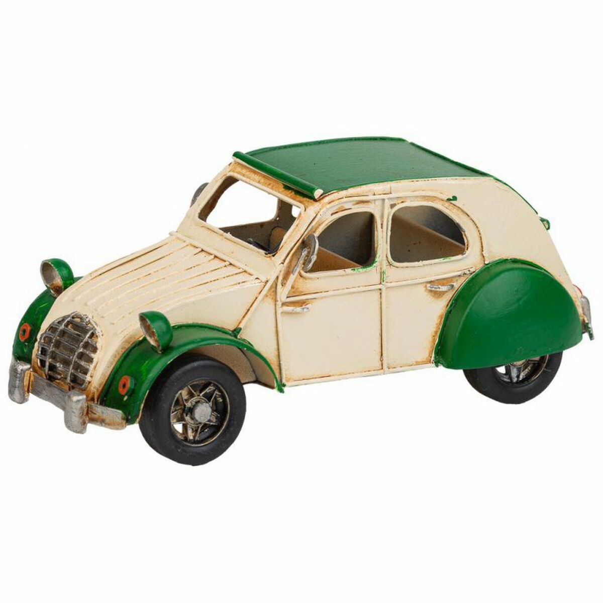 Figura Coleccionable Alexandra House Living Verde Hierro ABS Moto Remolque 9 x 9 x 41 cm