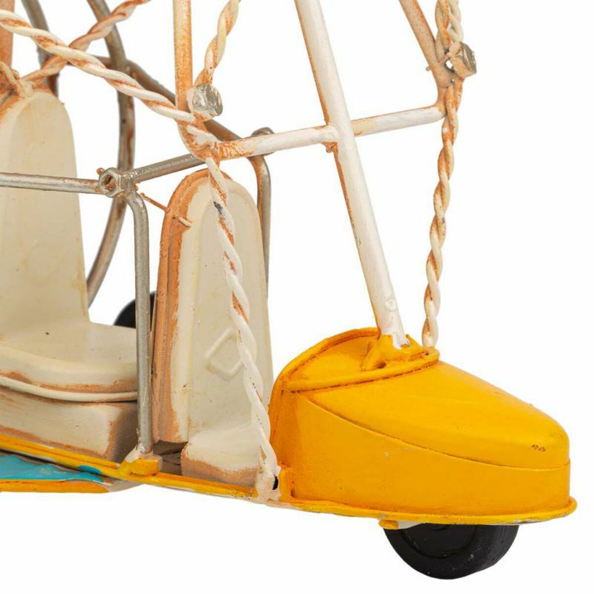 Figura Decorativa Alexandra House Living Amarillo Planeador 21 x 25 x 32 cm