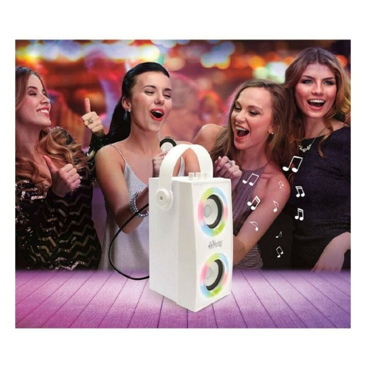 Altavoz Portátil iParty Lexibook BTP180Z Bluetooth Blanco