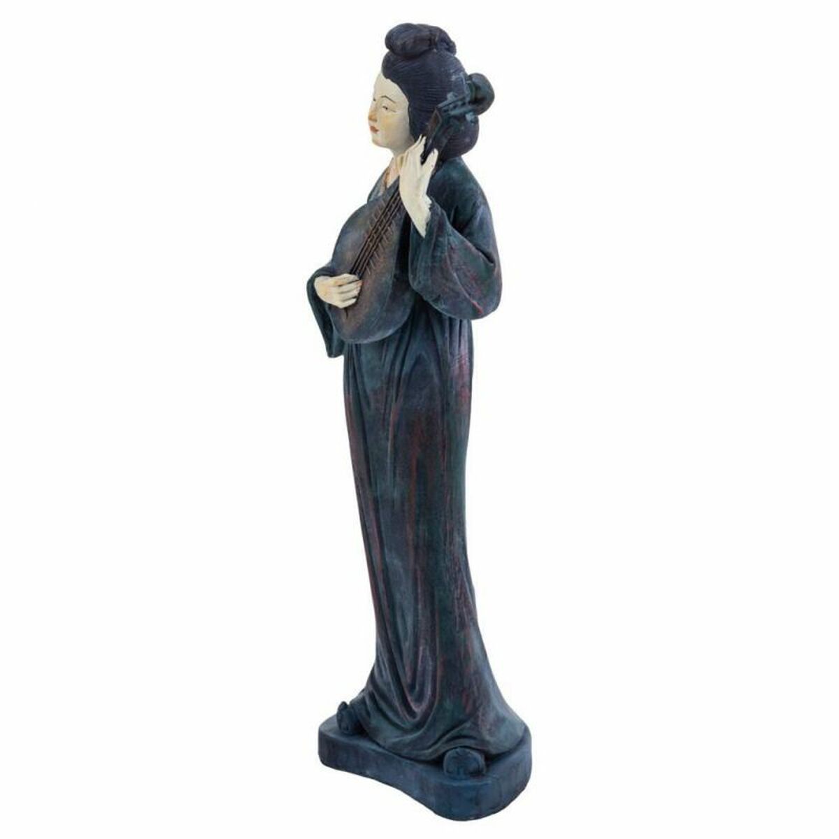 Figura Decorativa Alexandra House Living Oriental Música 16 x 60 x 21 cm
