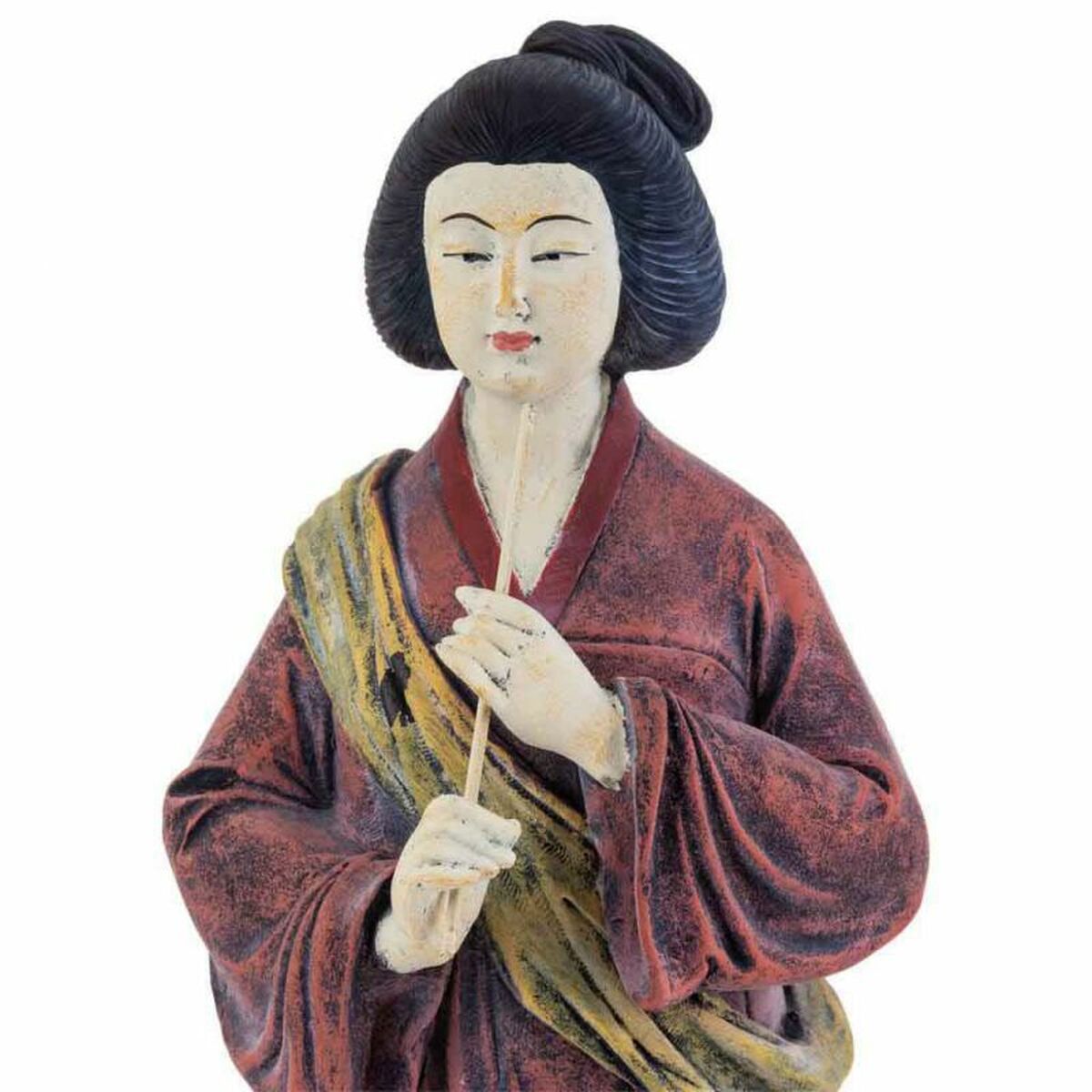 Figura Decorativa Alexandra House Living Oriental Música 18 x 61 x 21 cm
