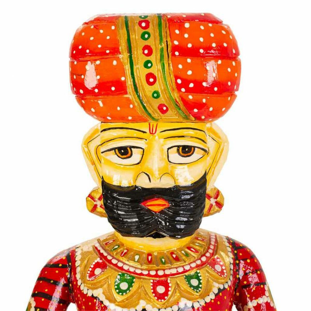 Figura Decorativa Alexandra House Living Étnico 20 x 90 x 31 cm 2 Piezas