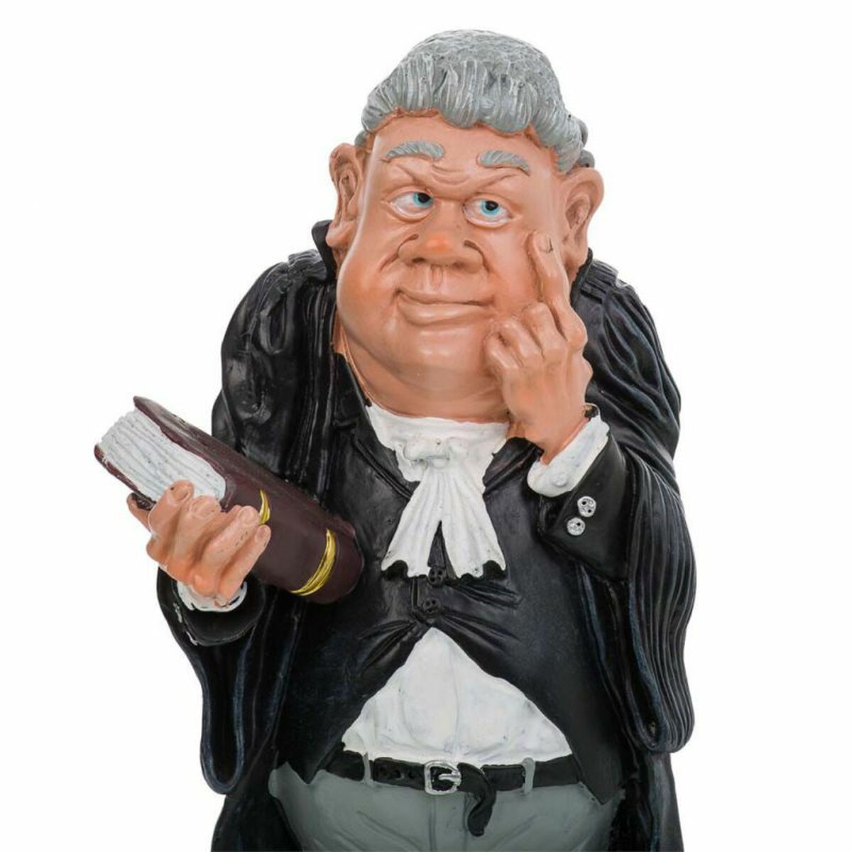 Figura Coleccionable Alexandra House Living Poliresina Juez 12 x 25 x 15 cm