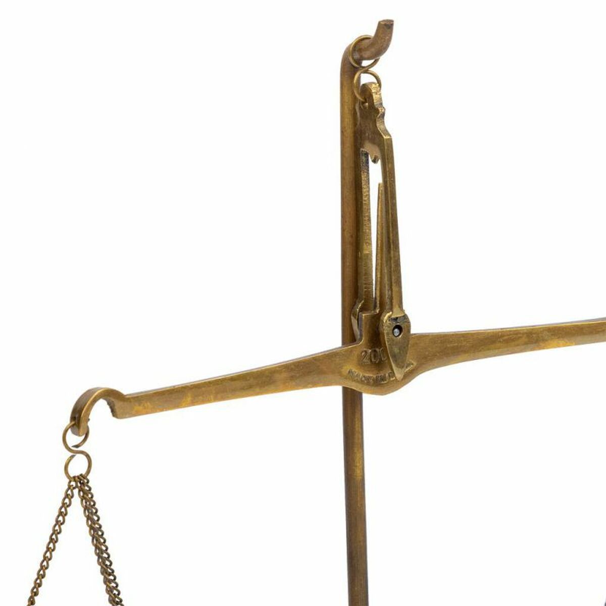 Figura Decorativa Alexandra House Living Marrón Balanza 12 x 25 x 12 cm