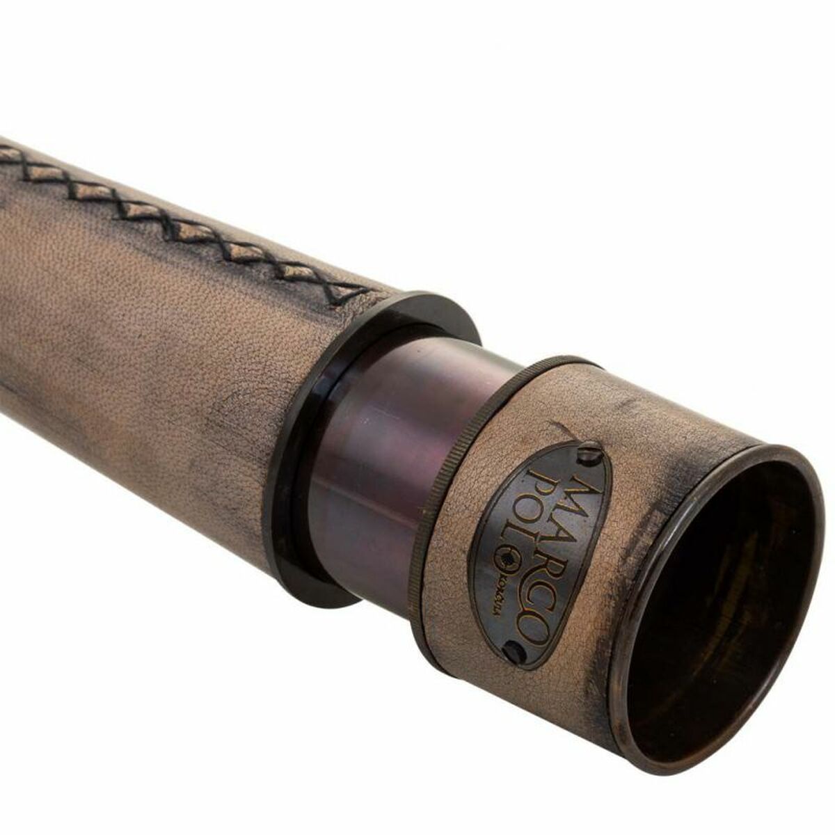 Figura Decorativa Alexandra House Living Marrón Telescopio 8 x 8 x 40 cm