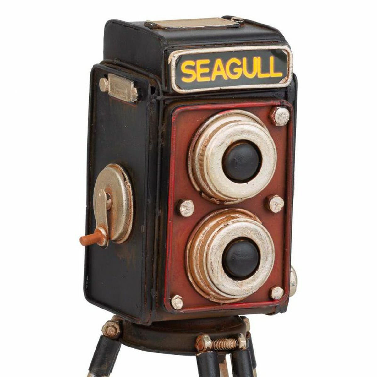 Figura Decorativa Alexandra House Living Rojo Cámara 15 x 32 x 17 cm