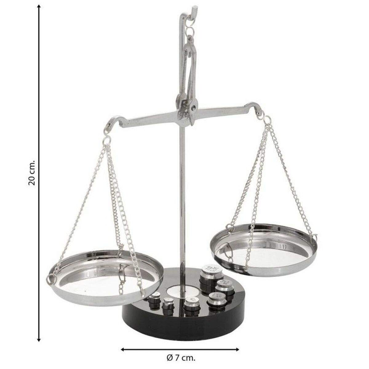 Figura Decorativa Alexandra House Living Balanza 7 x 20 x 7 cm