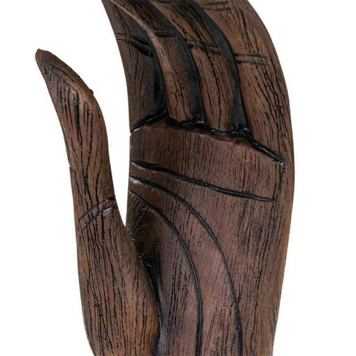 Figura Decorativa Alexandra House Living Marrón Negro Mano 12 x 43 x 17 cm