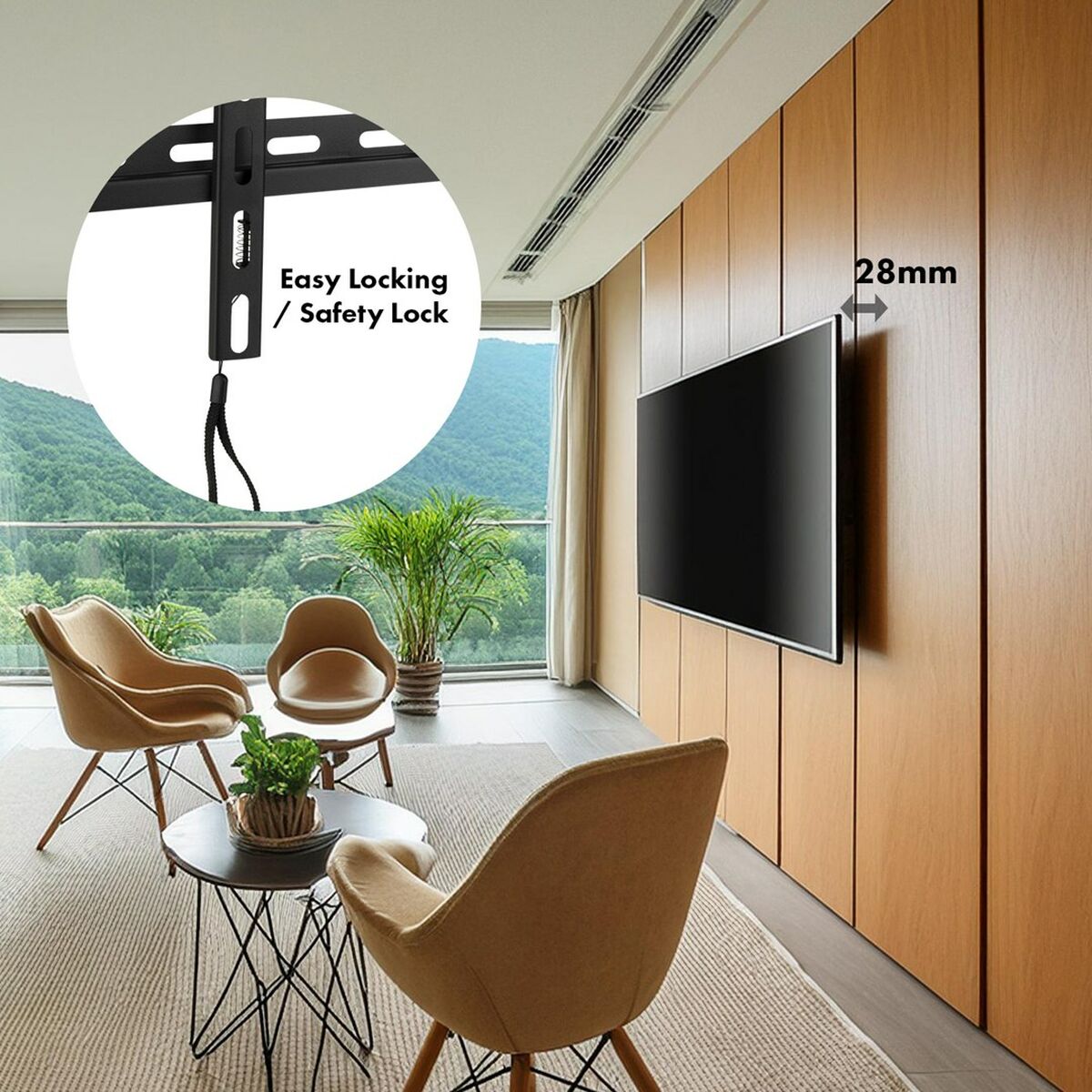 Soporte TV MacLean MC-412 32" 70" 45 kg