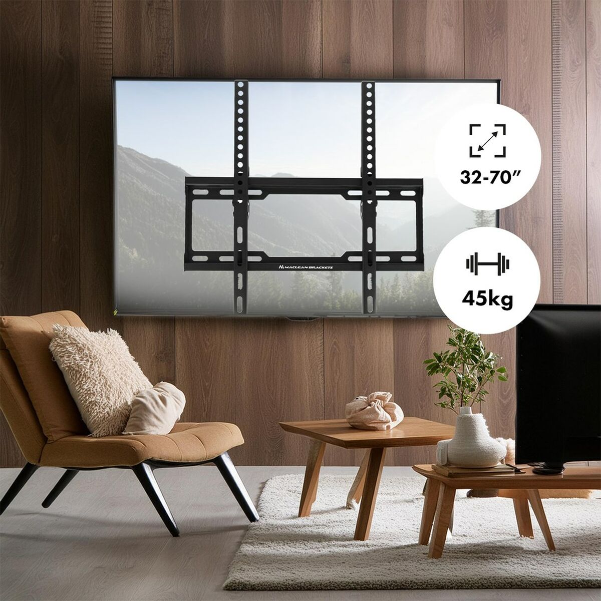 Soporte TV MacLean MC-412 32" 70" 45 kg