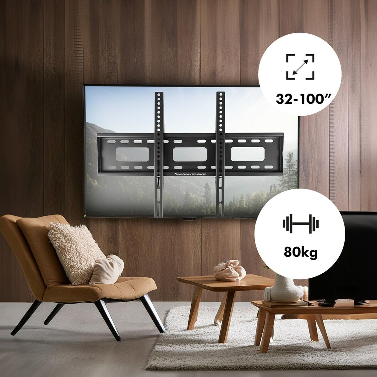 Soporte TV MacLean MC-419 32" 100" 80 kg