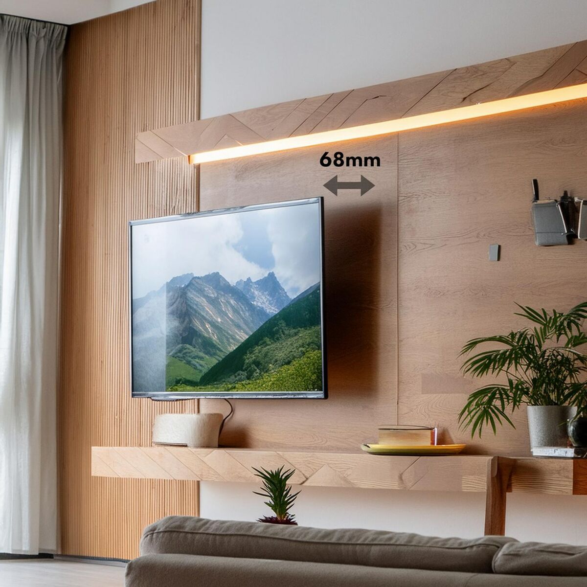 Soporte TV MacLean MC-422 43" 100" 120 kg