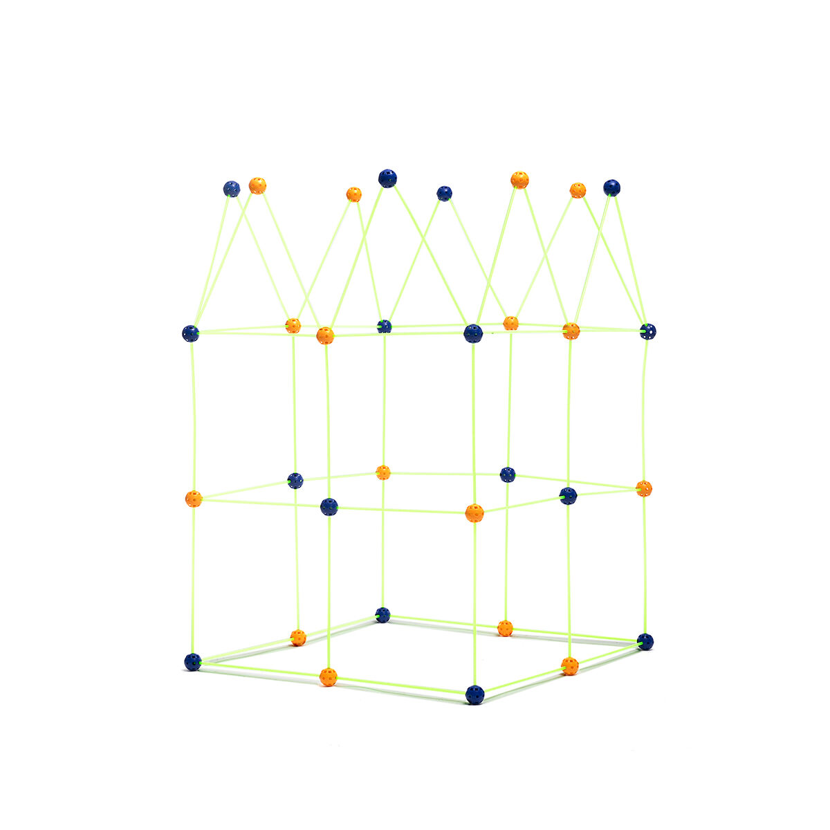 Kit de Construcción de Fuertes para Niños Archikitt InnovaGoods 85 Piezas