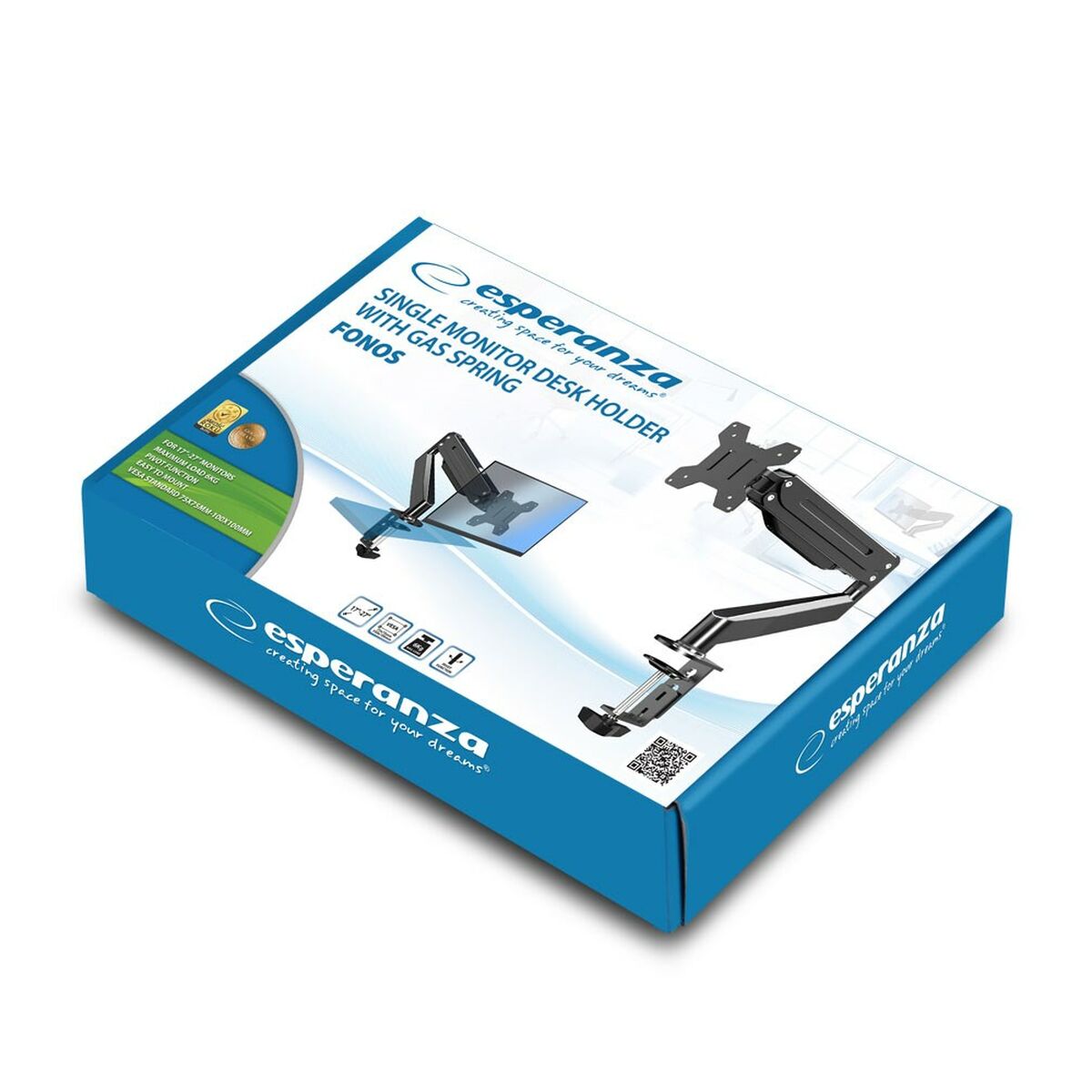 Soporte de Mesa para Pantalla Esperanza ERW019 17" 27"