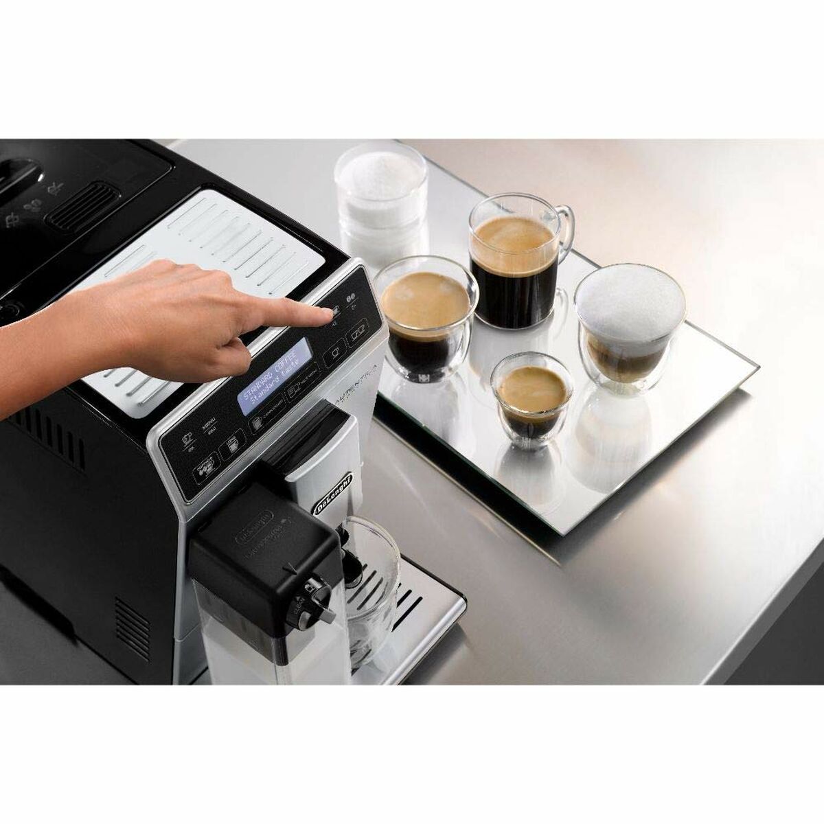 Cafetera Superautomática DeLonghi Cappuccino ETAM 29.660.SB Plateado 1450 W 15 bar 1,4 L