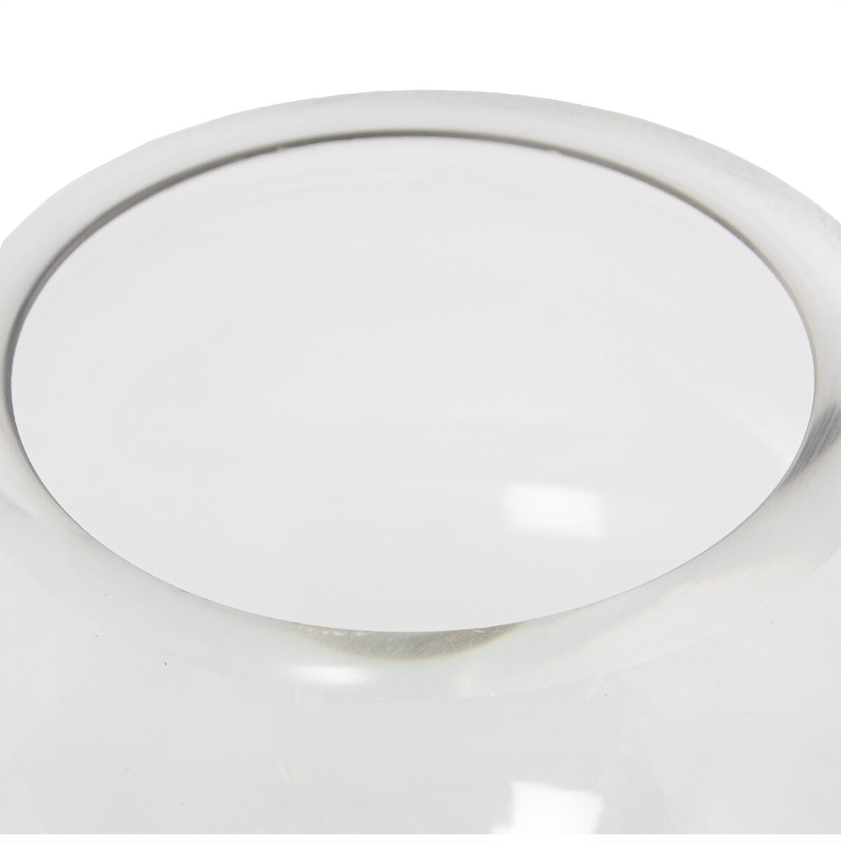 Jarrón Alexandra House Living Transparente Dorado Cristal 15 x 15 cm Portavelas