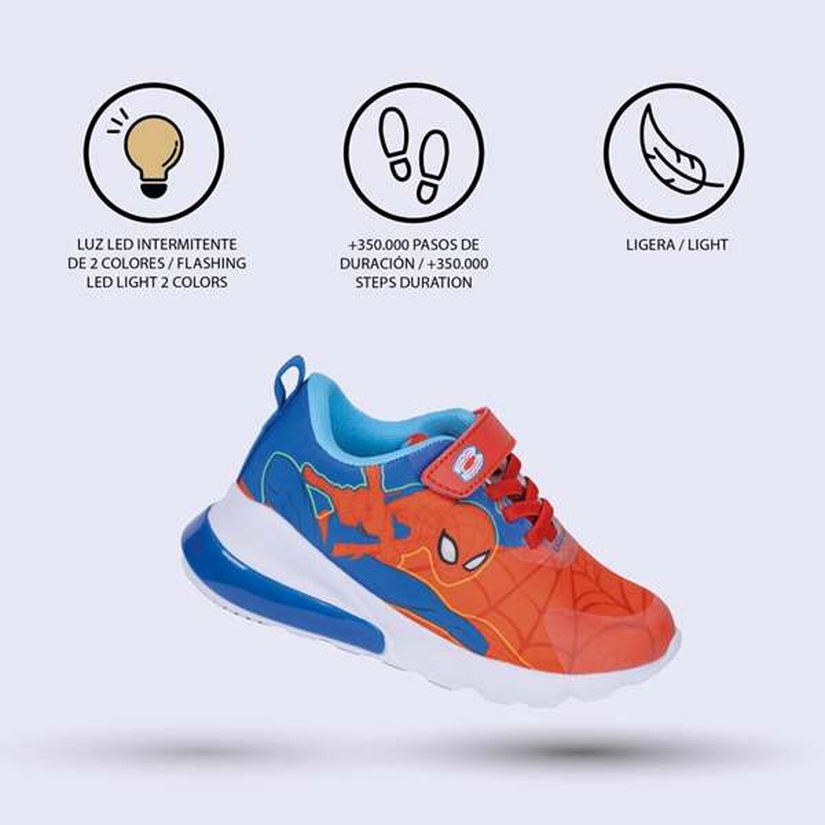 Zapatillas Deportivas Infantiles Spider-Man Rojo 30