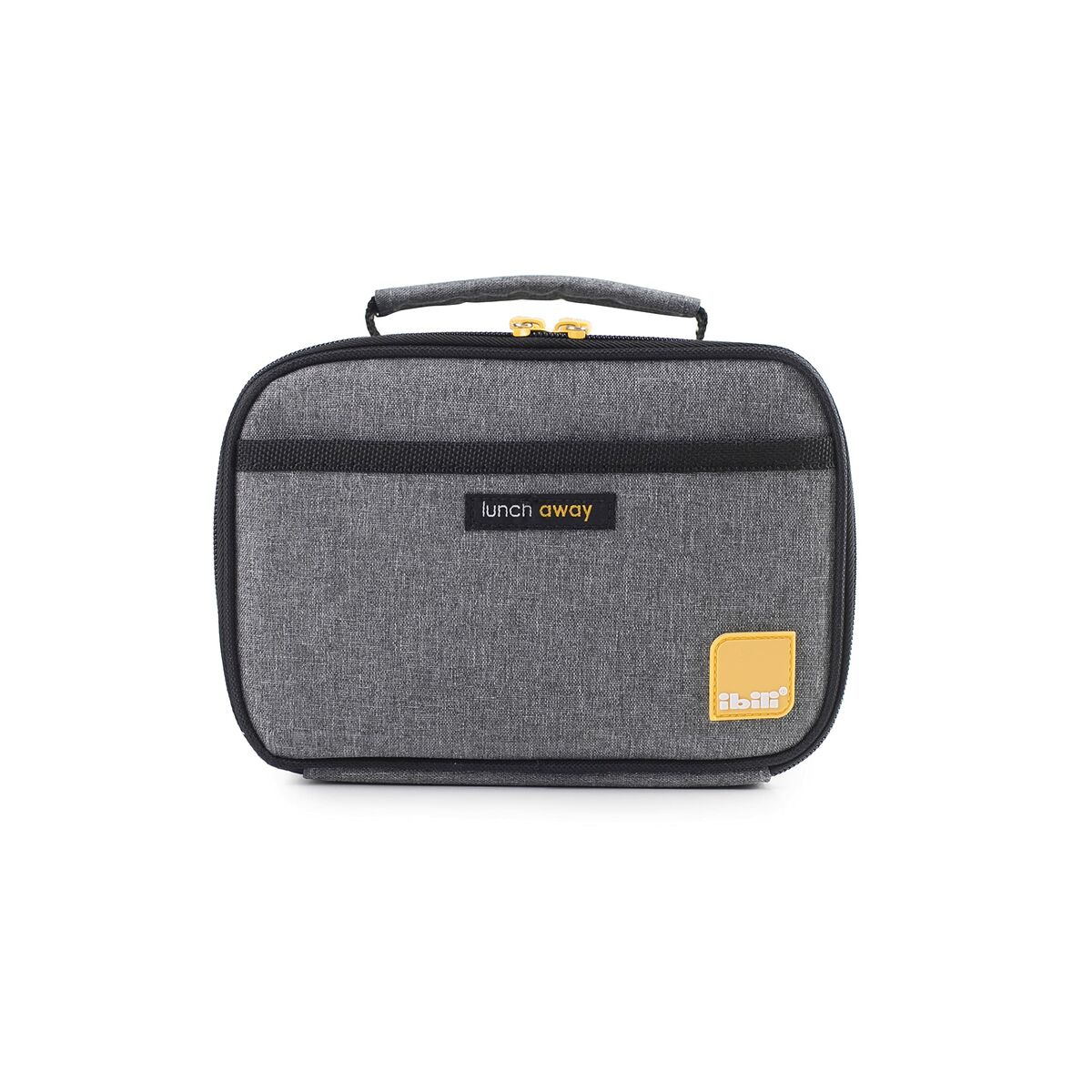 Portameriendas con Accesorios Ibili 753401g Gris Poliéster Vidrio de Borosilicato 21 x 13 x 14 cm