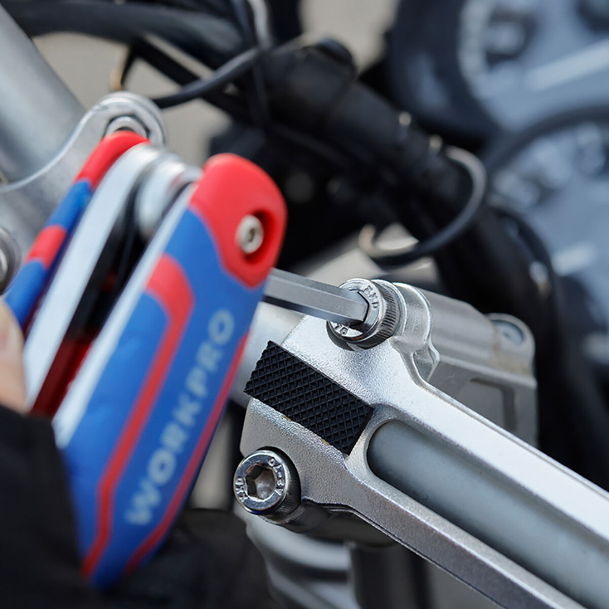 Juego de Llaves Allen Workpro Plegable 8 Piezas