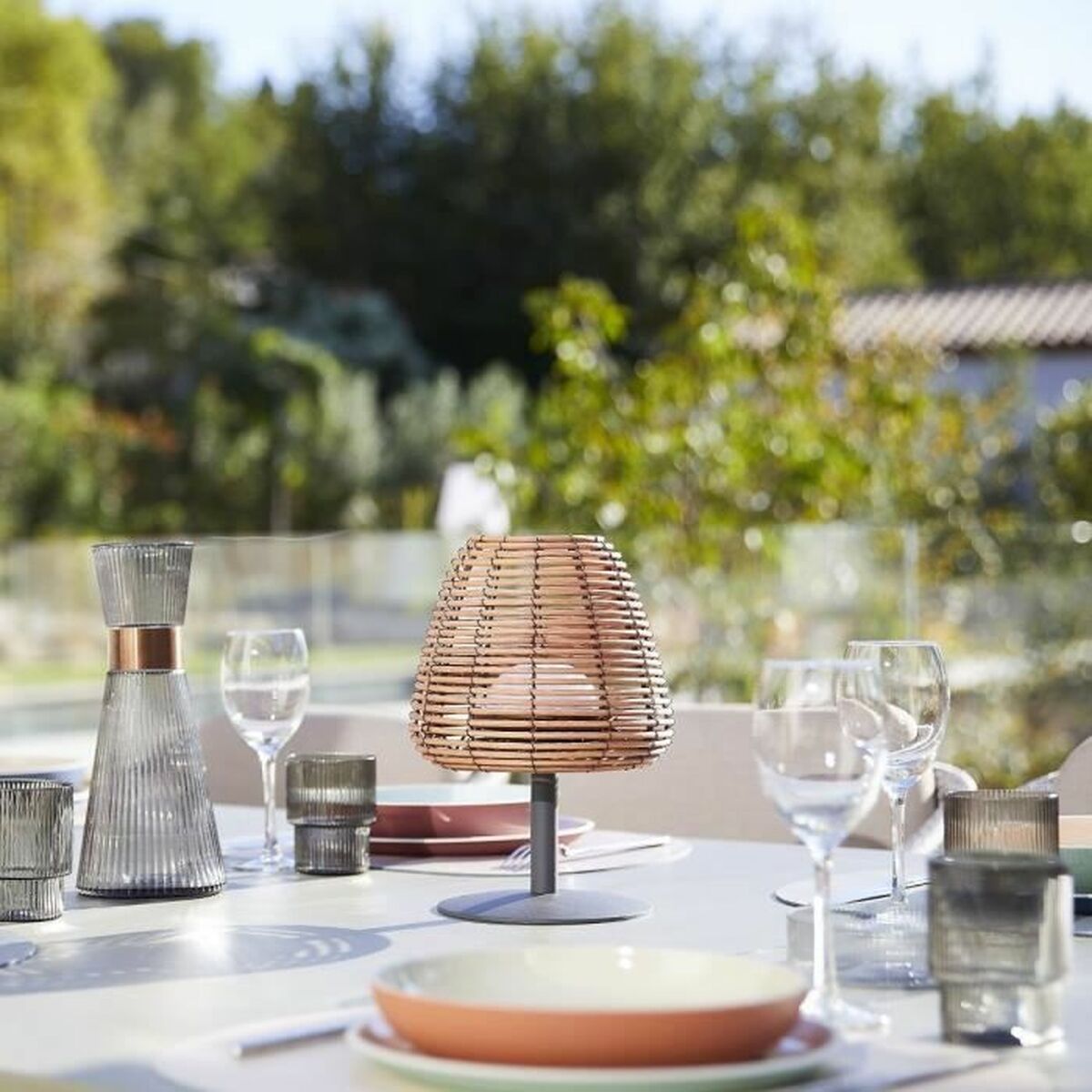 Lámpara de LED Lumisky BOHEME Blanco Acero