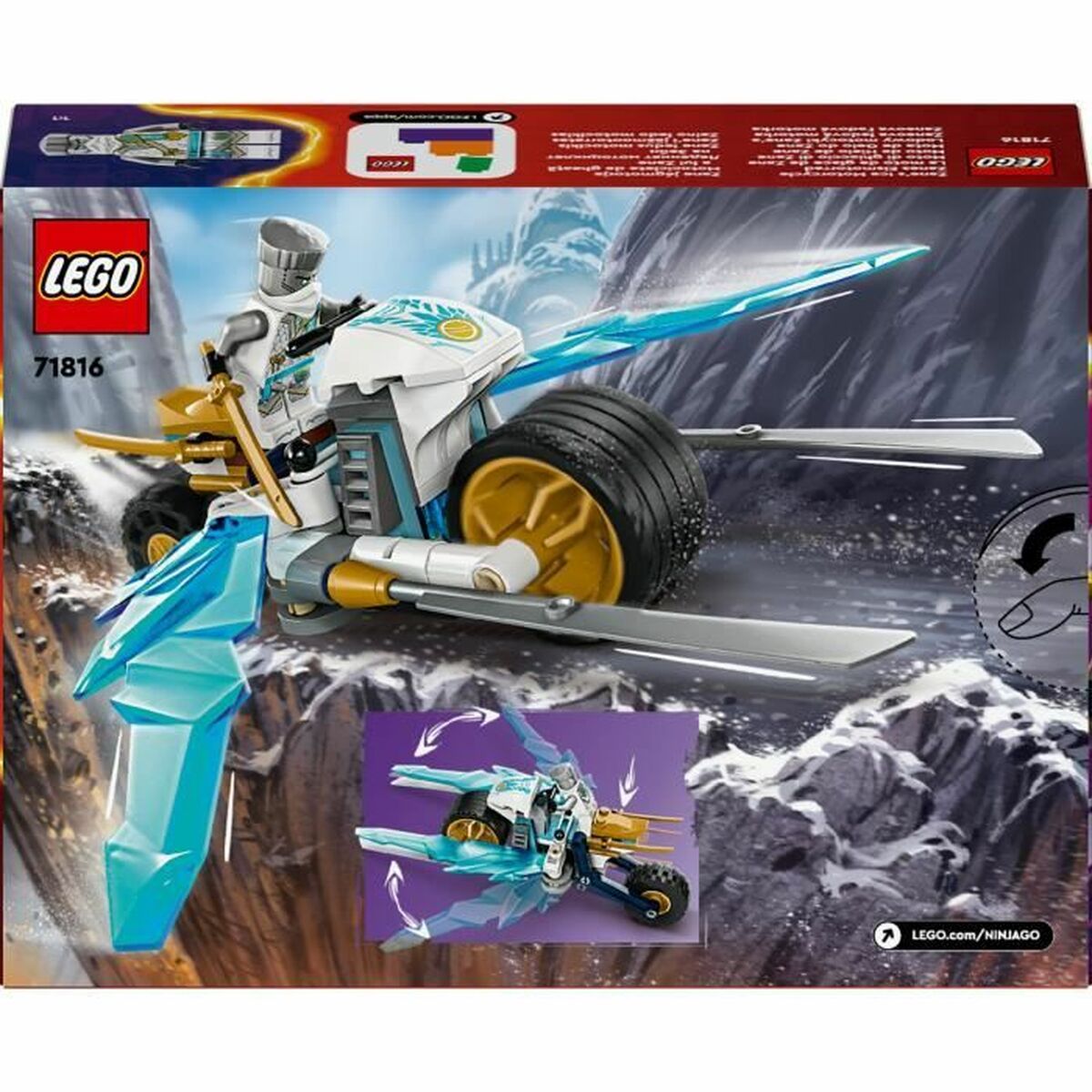 Juego de Construcción Bicicleta de Hielo de Zane Lego Ninjago