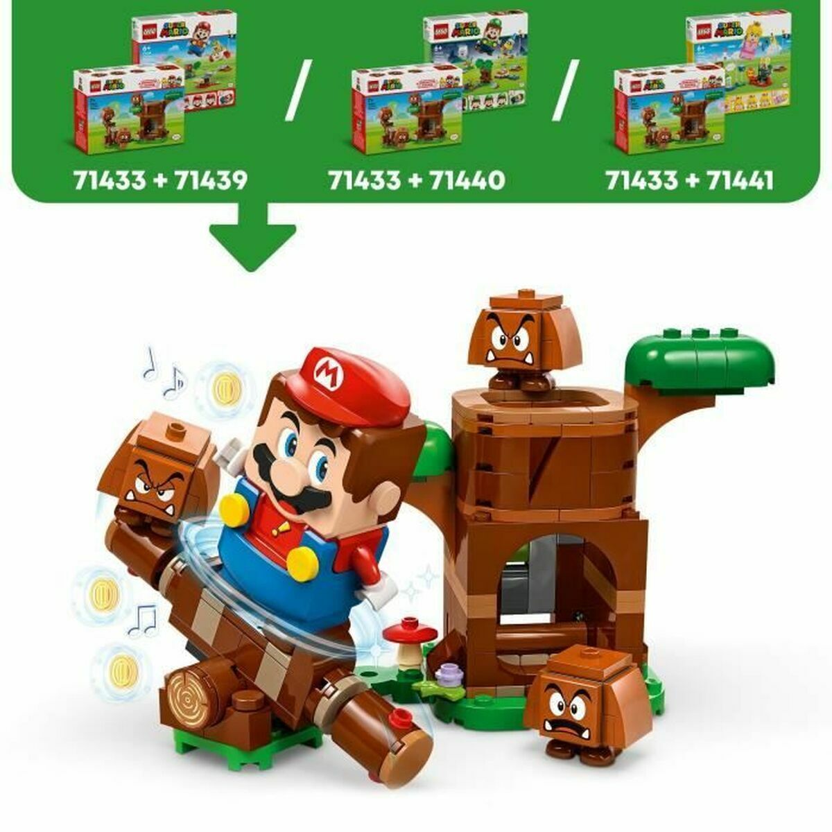 Juego de Construcción Lego Goomba Playground Multicolor