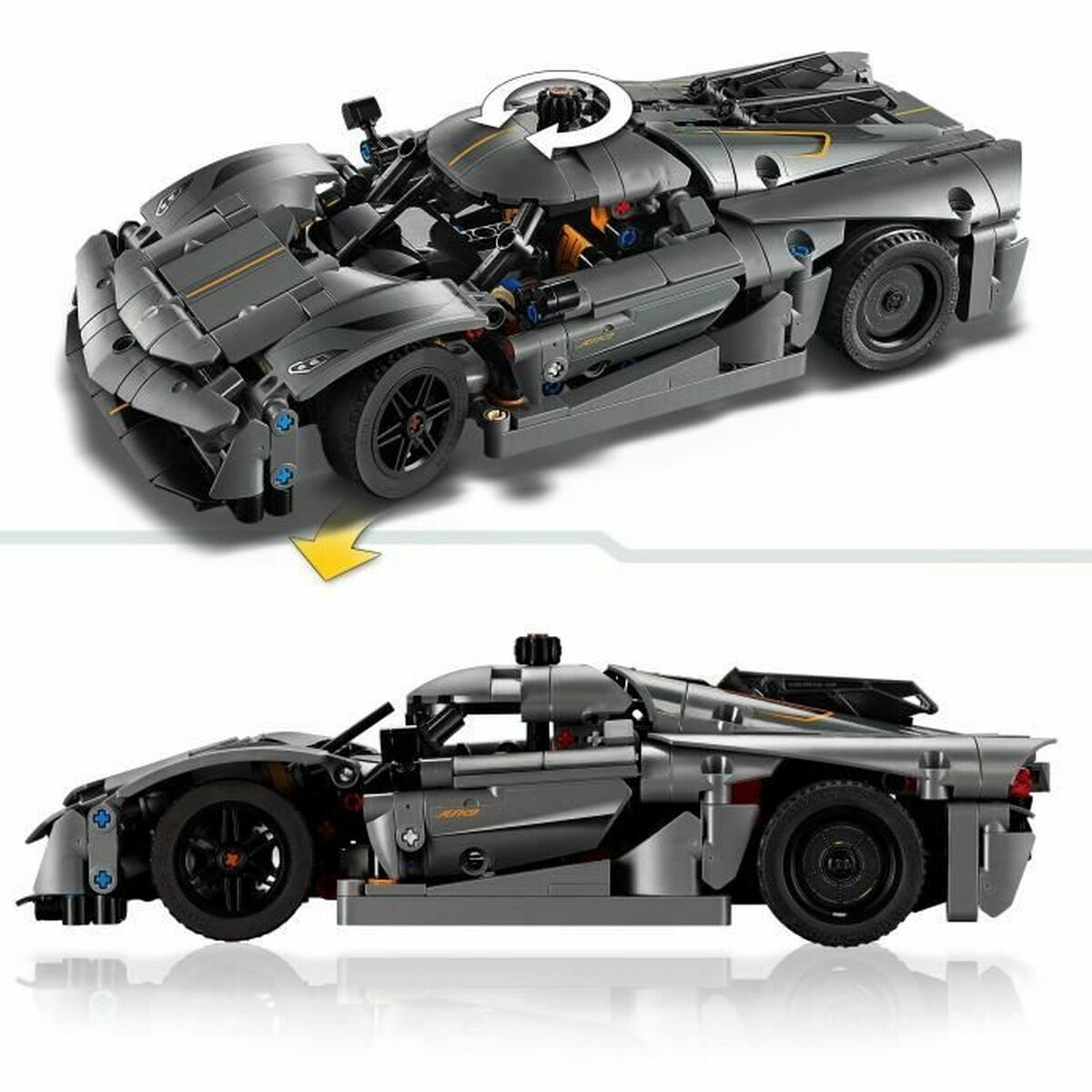 Juego de Construcción Lego Koenigsegg Jesko Absolut Multicolor