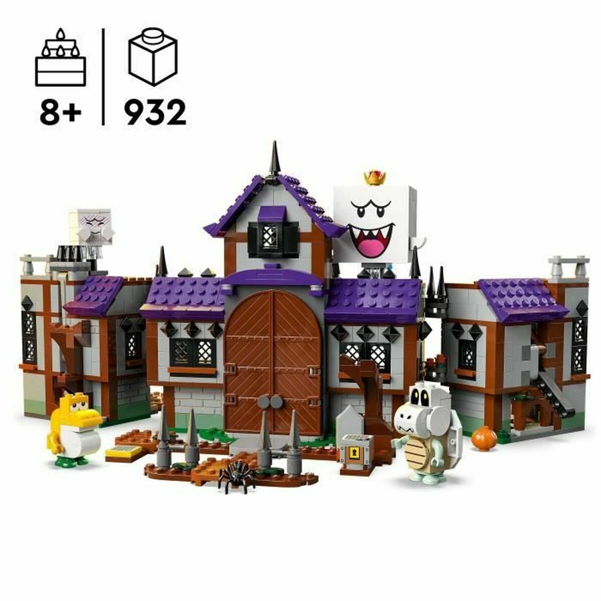 Juego de Construcción Lego King Boo's Haunted Mansion Multicolor