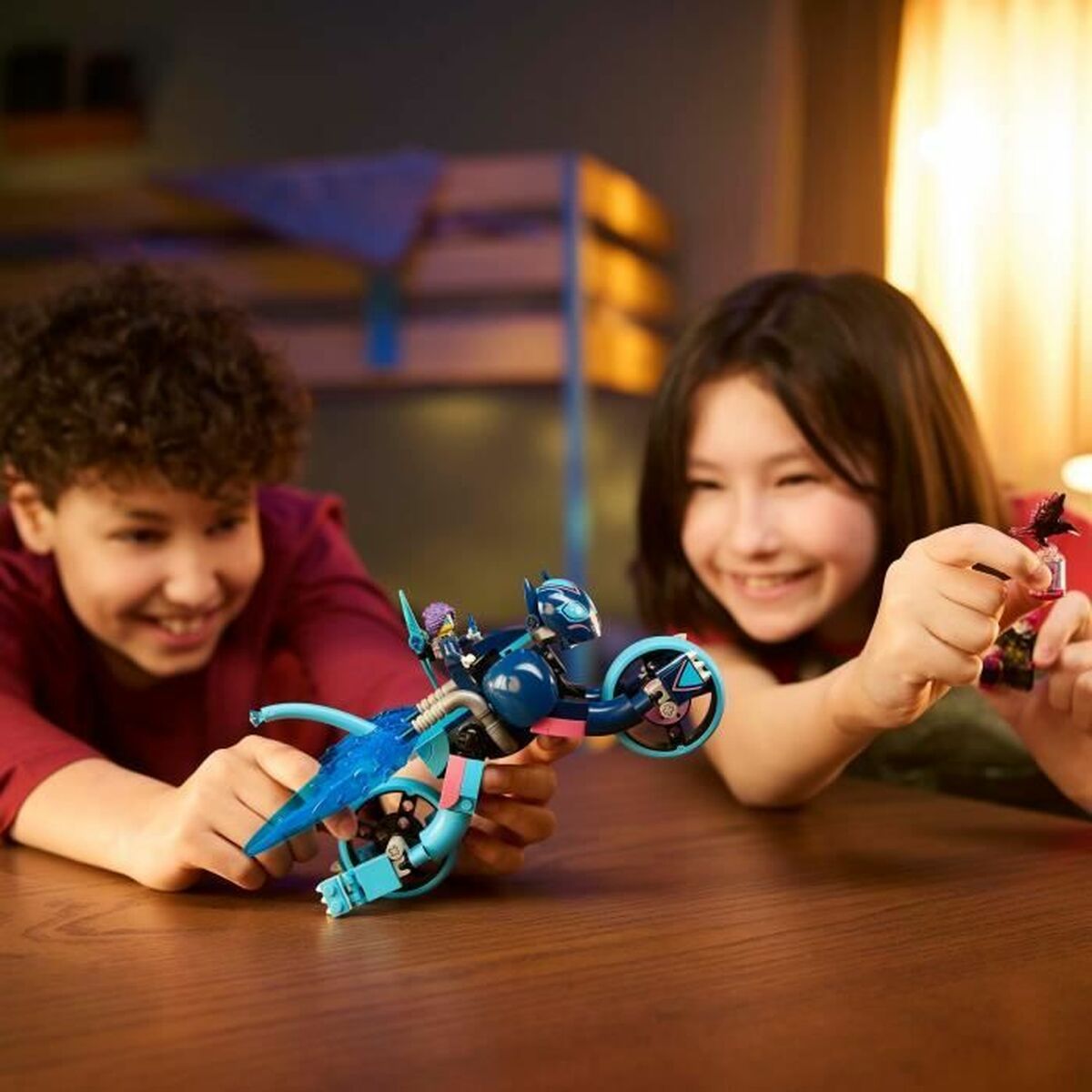 Juego de Construcción Lego Zoey's Cat-Motorcycle Multicolor