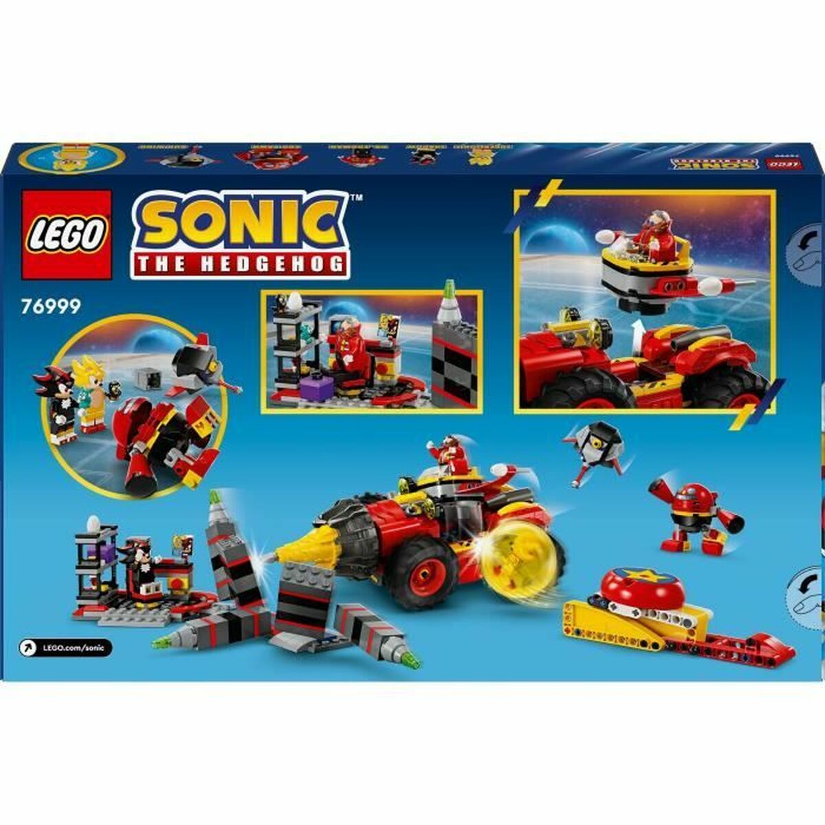 Juego de Construcción Lego Sonic the Hedgehog 76999 Super Sonic vs. Egg Drillster 590 Piezas