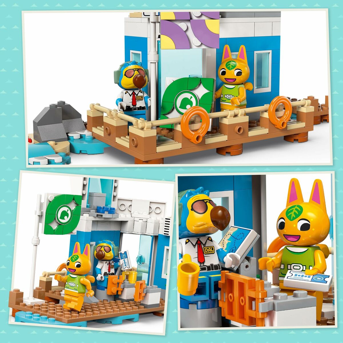 Juego de Construcción Lego Animal Crossing 77051 Dodo Airlines Air Travel Multicolor
