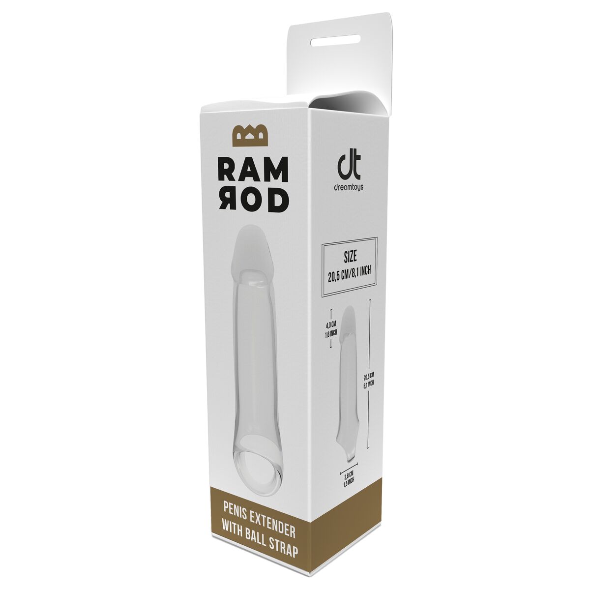 Funda para pene Dream Toys Ramrod Ø 4 cm