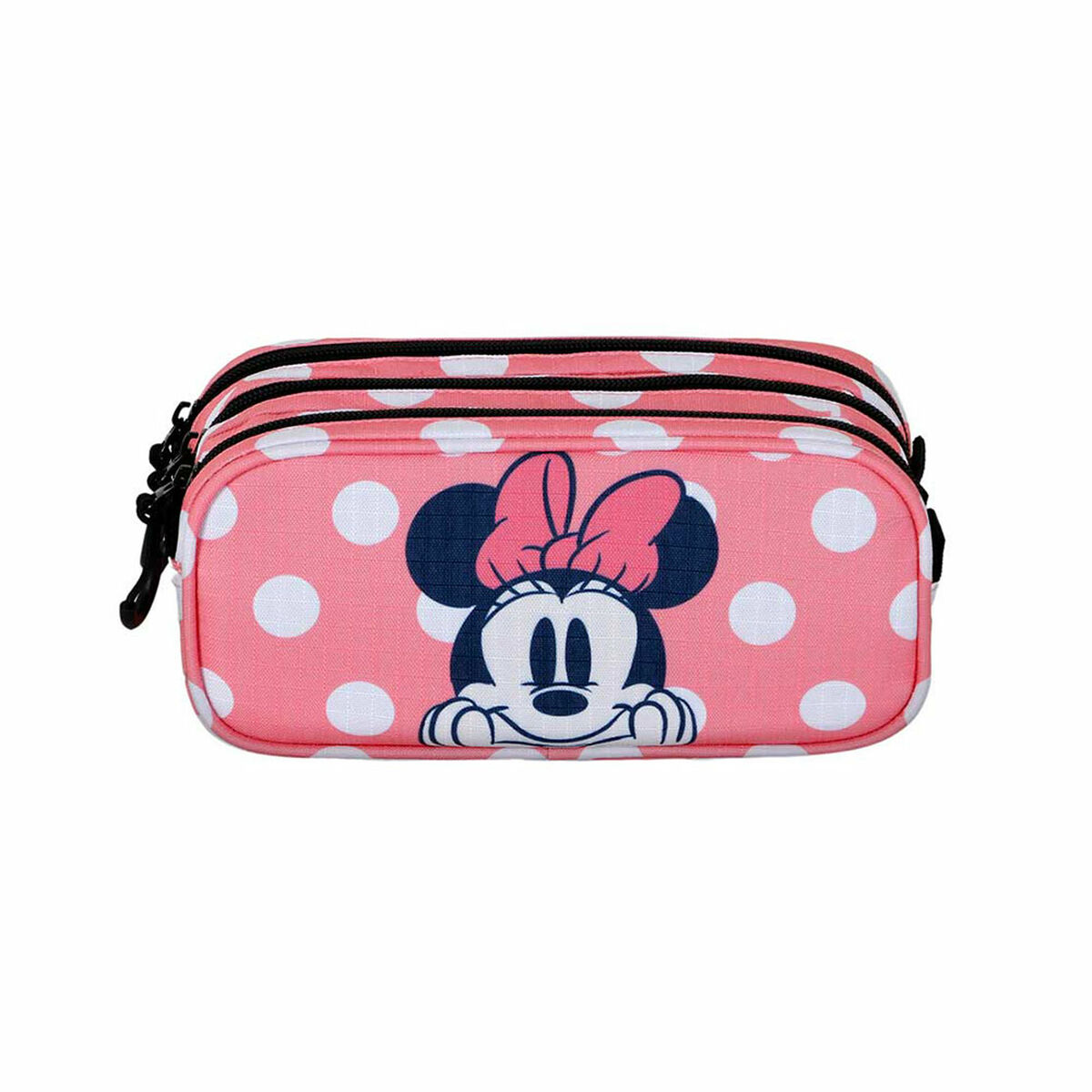 Portatodo Triple Minnie Mouse Karactermania Rosa