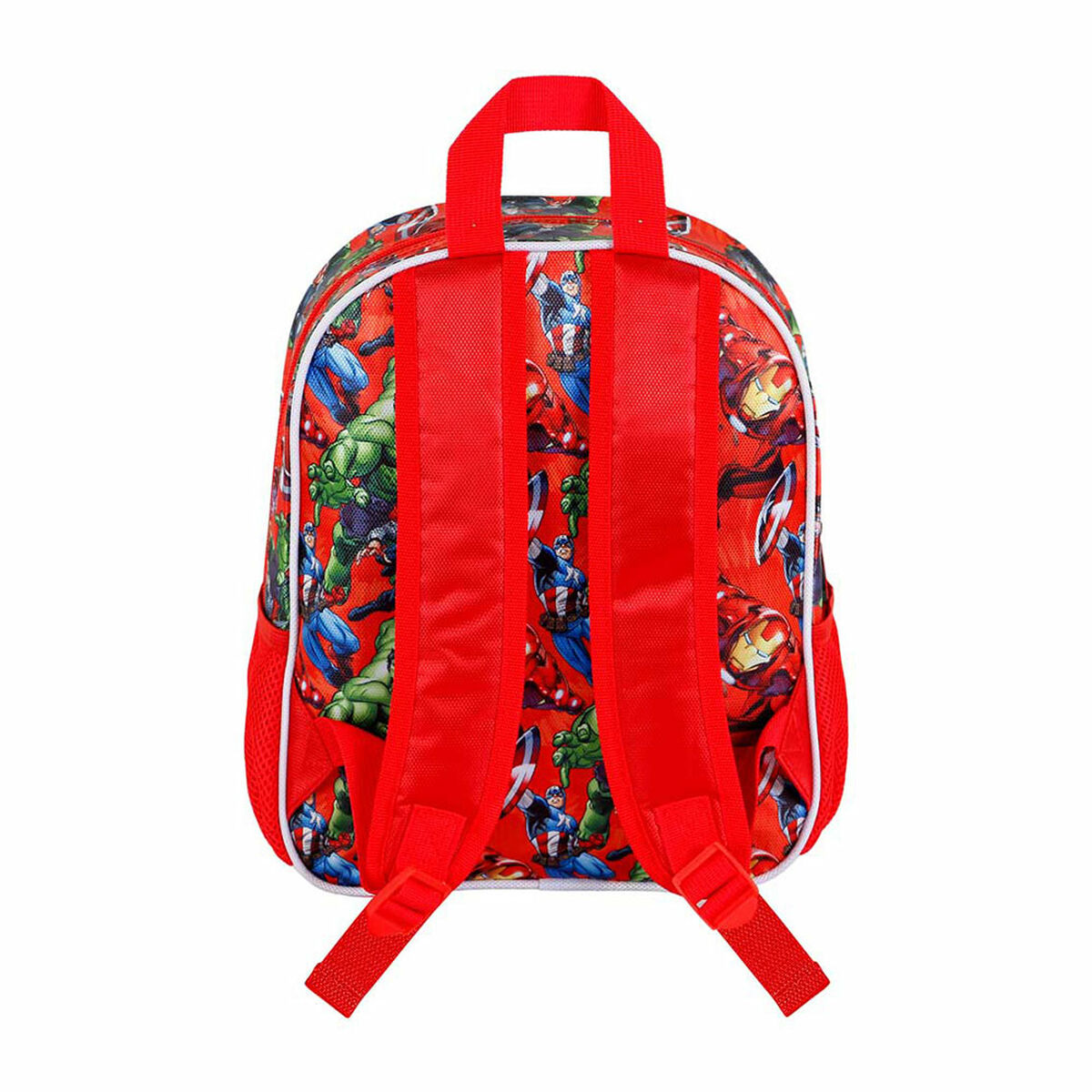 Mochila Escolar 3D The Avengers Karactermania Rojo 26 x 11 x 31 cm