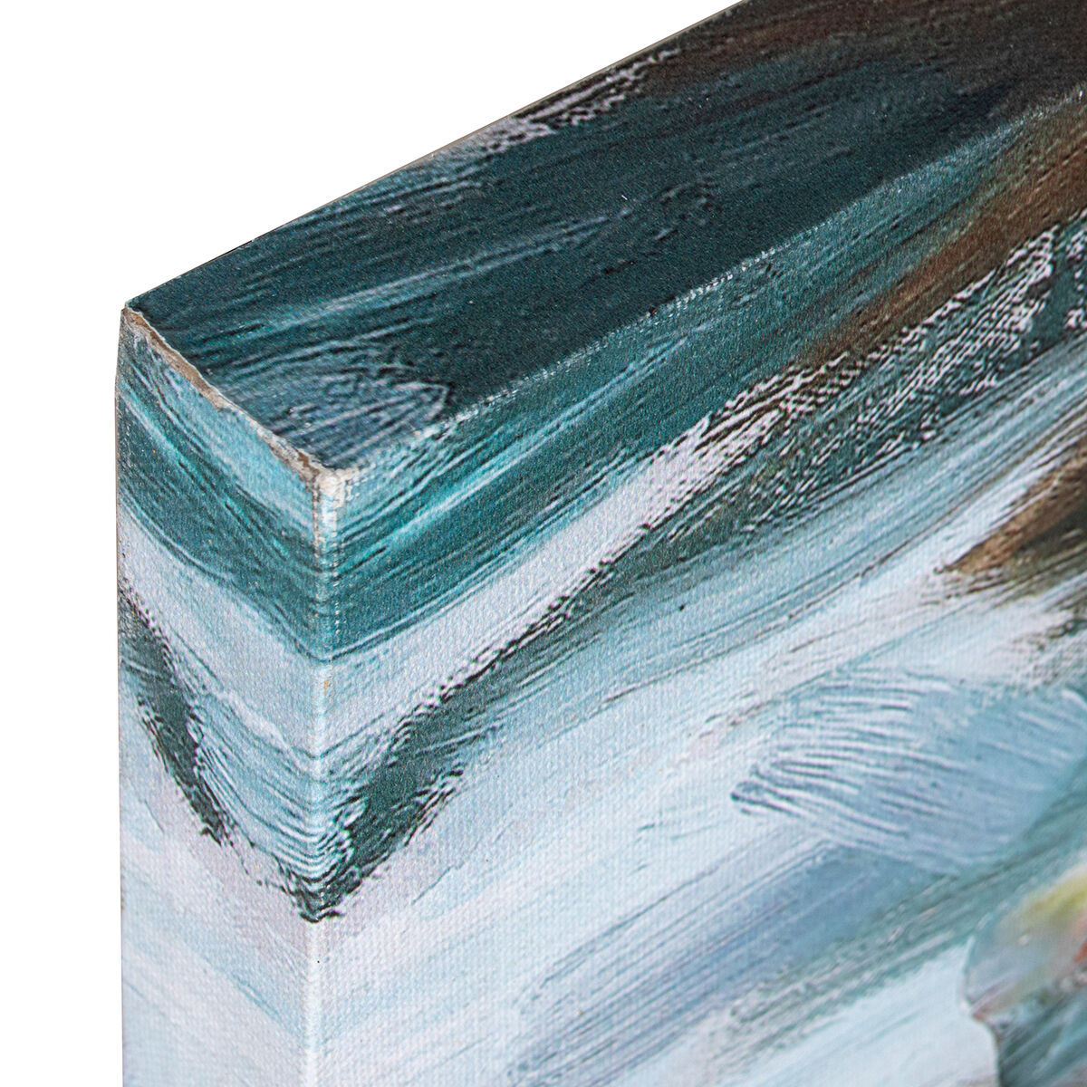 Lienzo Alexandra House Living Madera 80 x 120 x 3 cm Bailarina