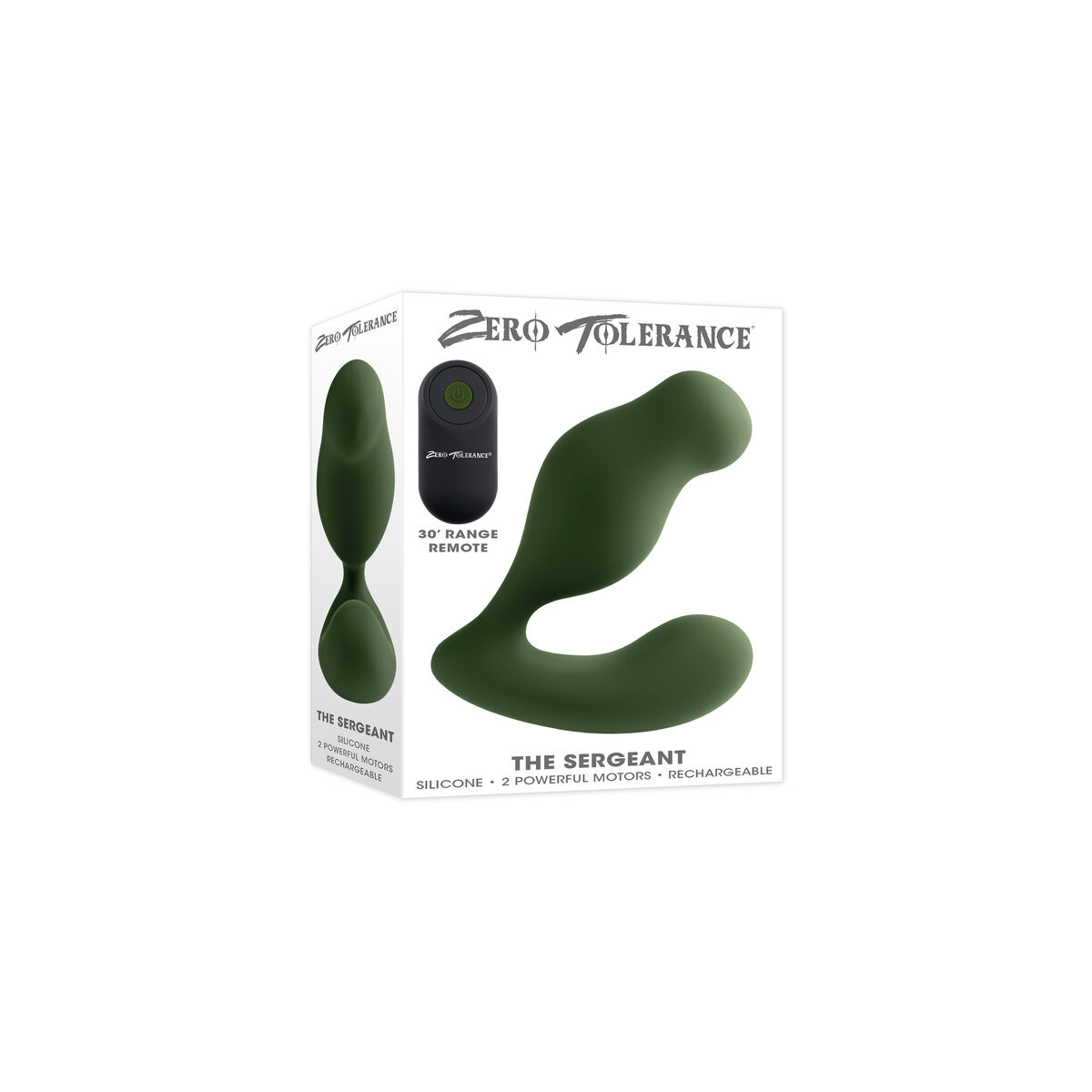 Vibrador anal Zero Tolerance Verde