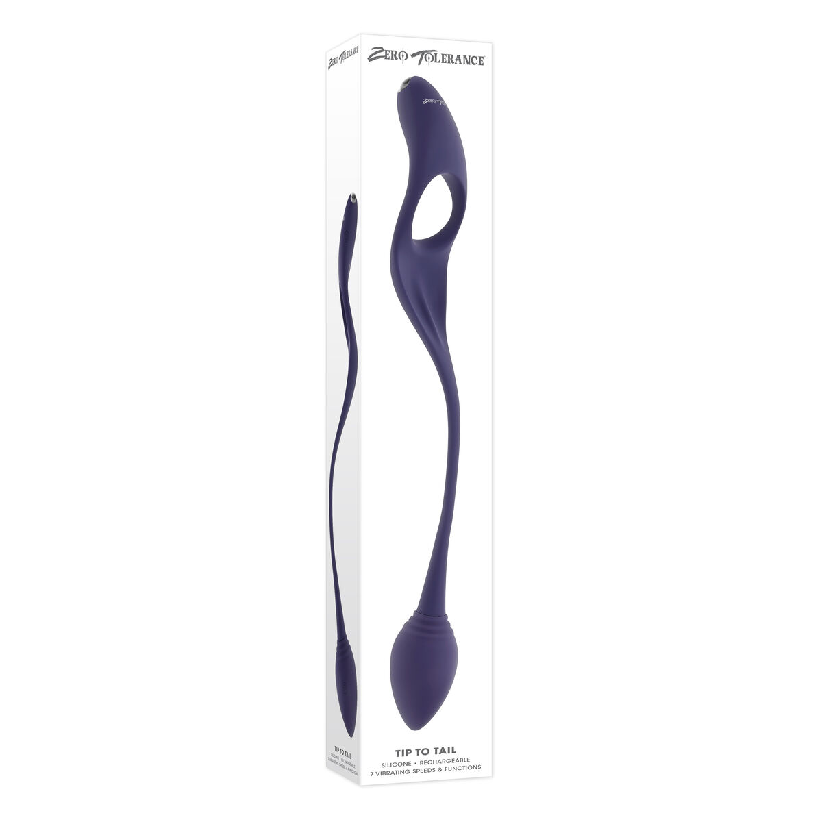 Vibrador Zero Tolerance Zero Tolerance Gris Morado