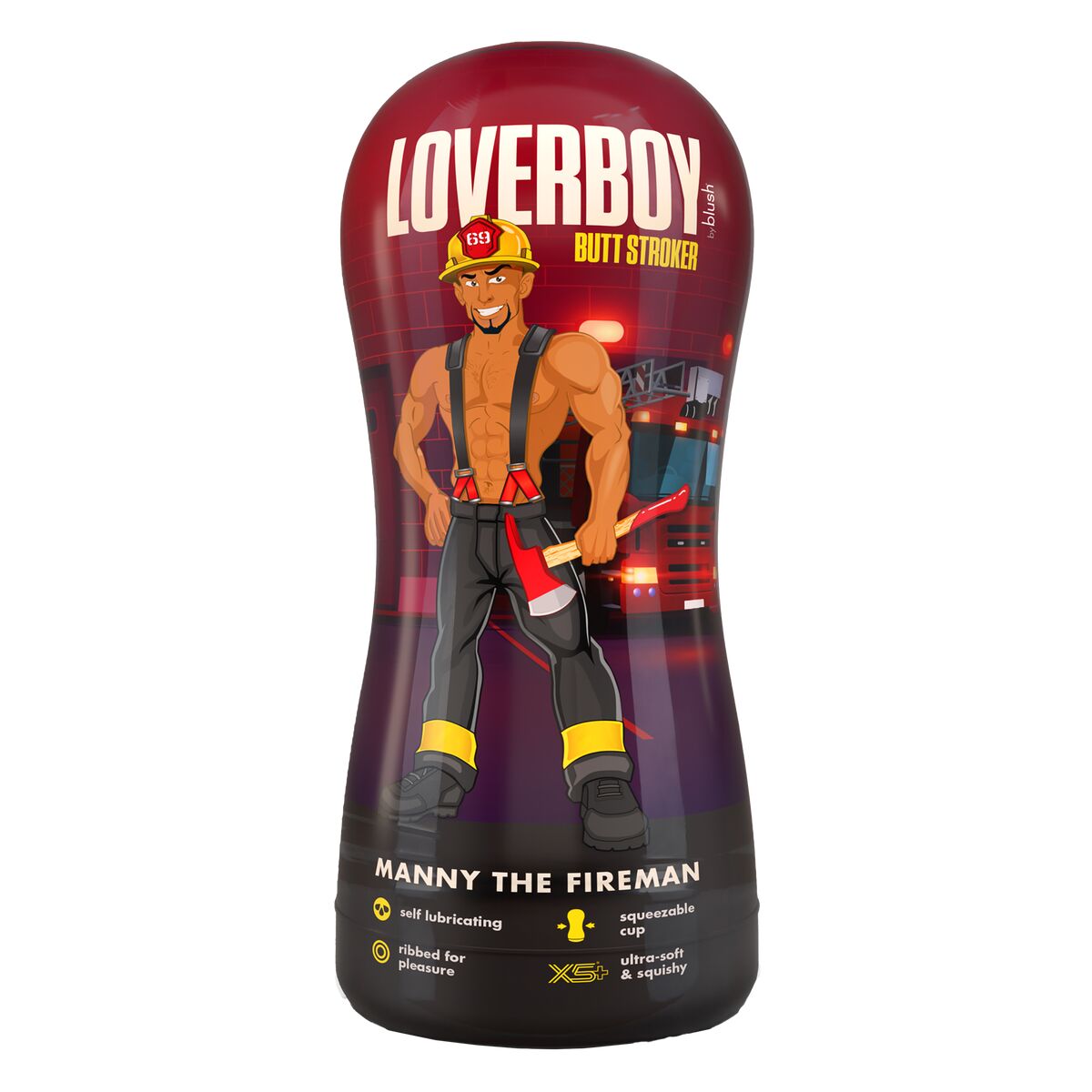 Masturbador Masculino Blush Loverboy Marrón
