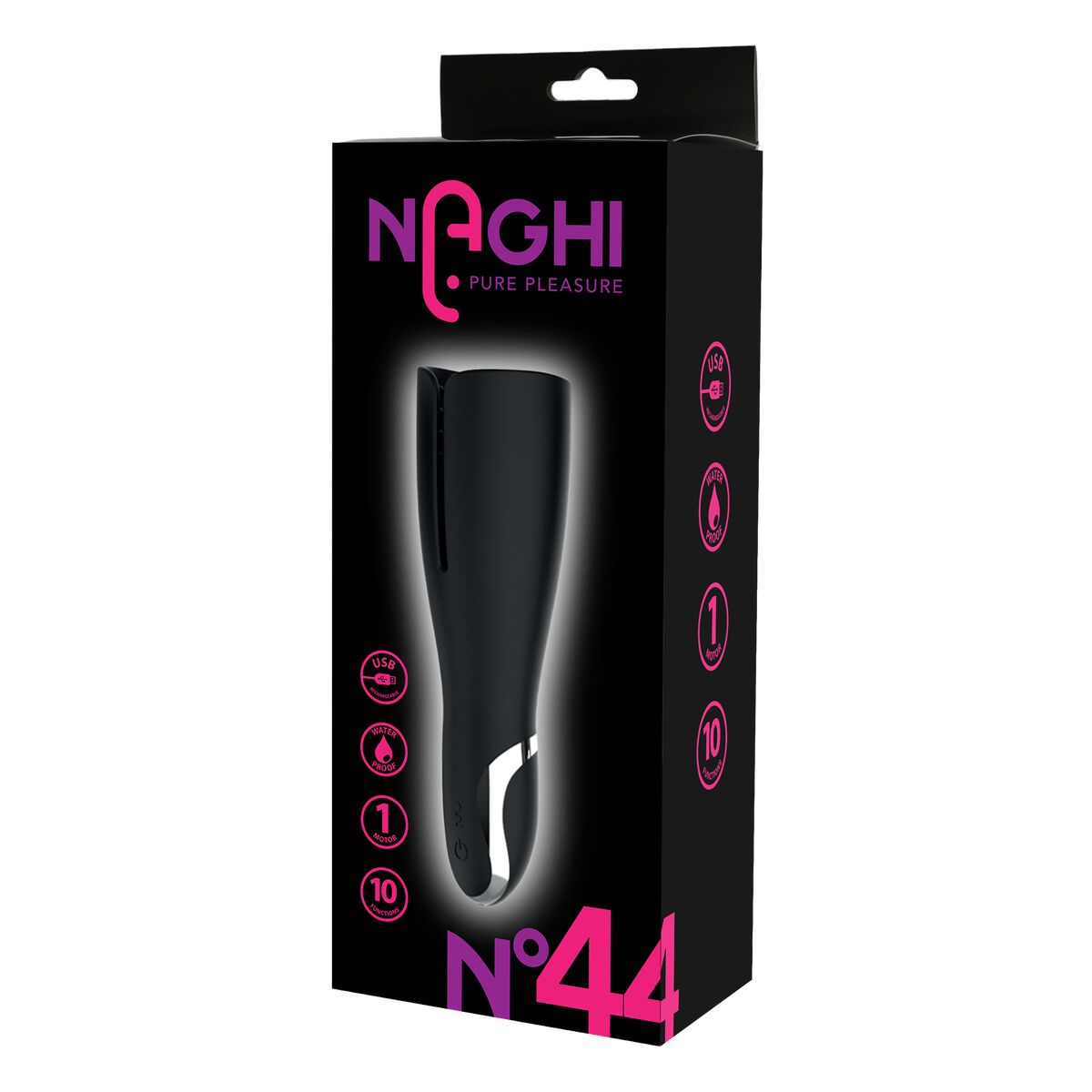 Funda para pene Naghi Negro Ø 6,5 cm