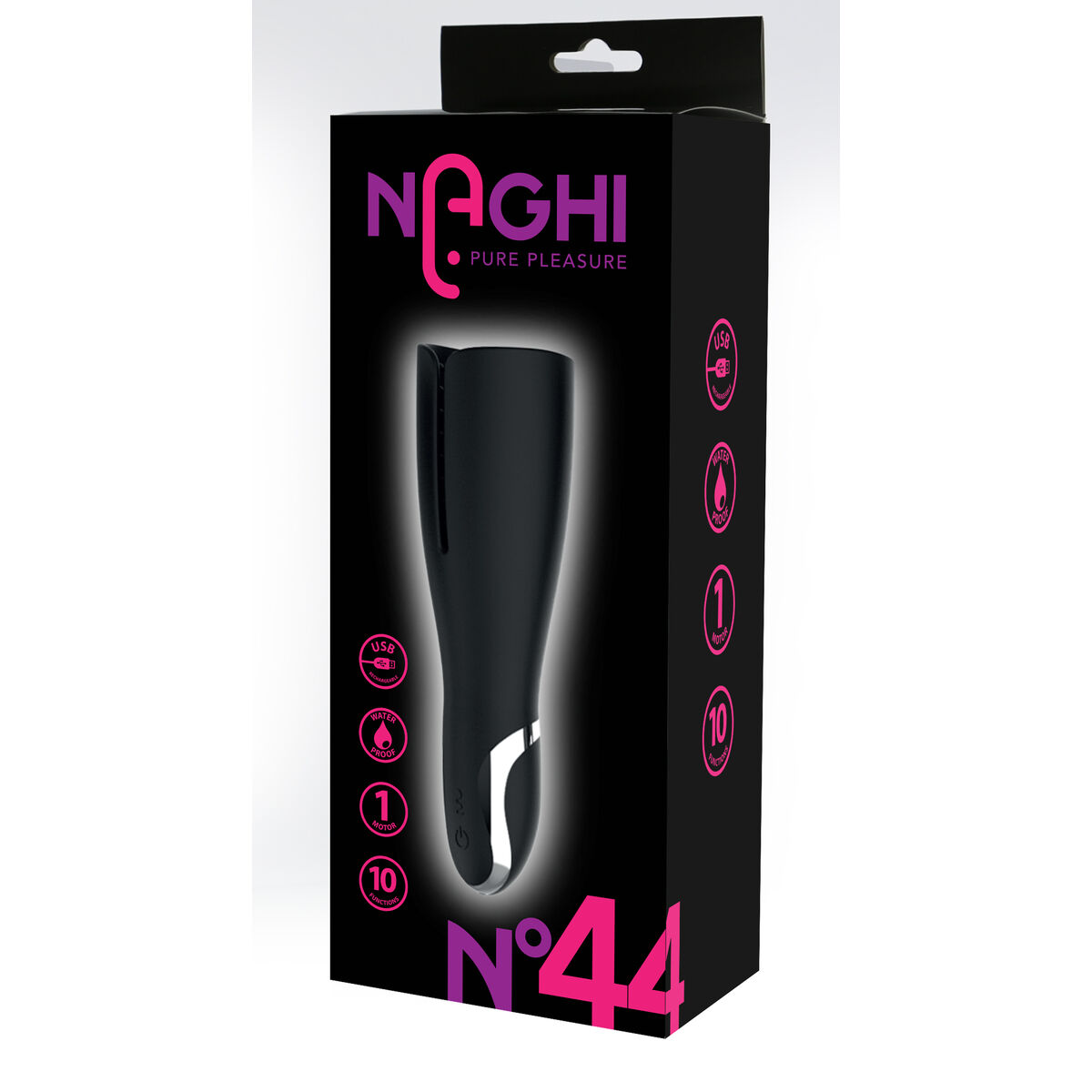 Funda para pene Naghi Negro Ø 6,5 cm
