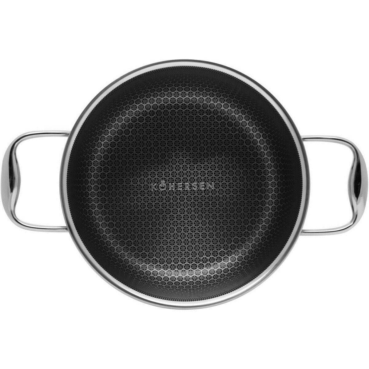 Olla con Tapa Kohersen 71103 Plateado Acero Inoxidable Aluminio Ø 20 cm 2,8 L