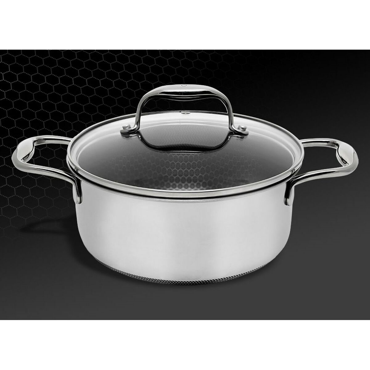 Olla con Tapa Kohersen 71103 Plateado Acero Inoxidable Aluminio Ø 20 cm 2,8 L