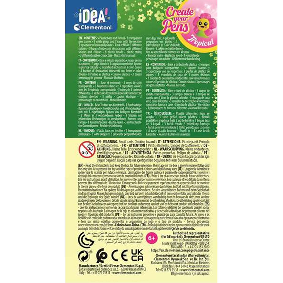 Set de Bolígrafos Clementoni